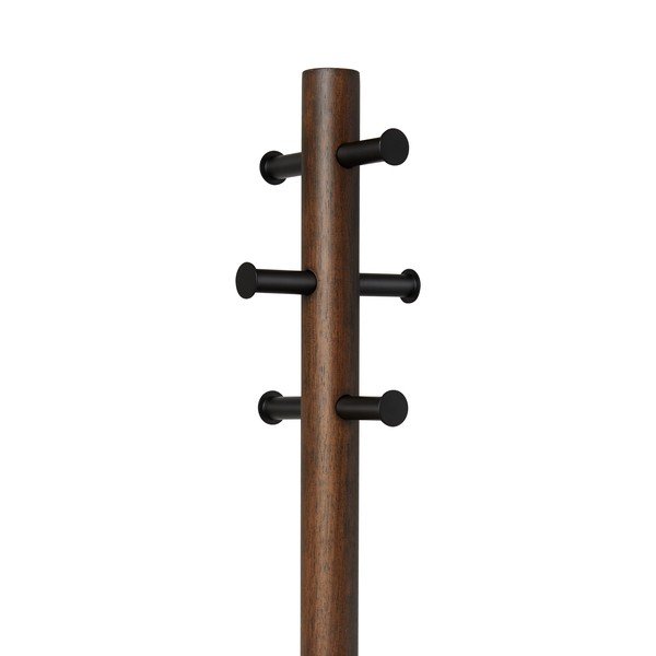 Appendino in legno nero in gomma naturale Pillar - Umbra-image-4