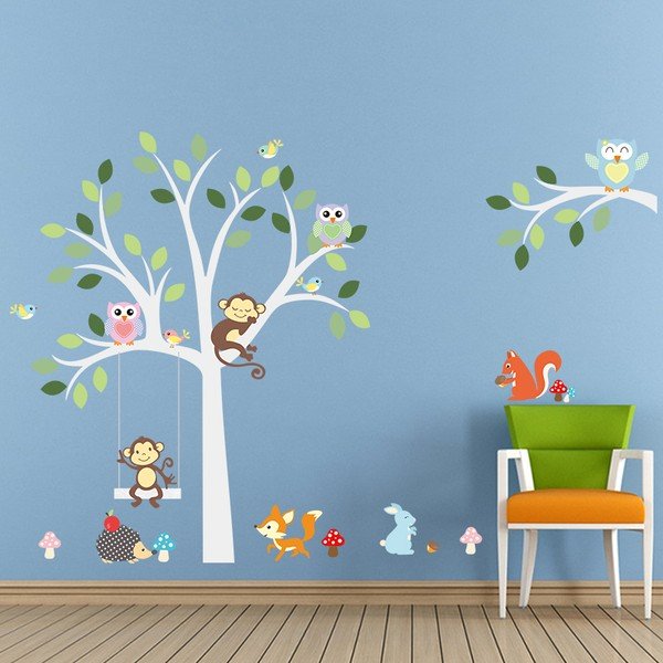Set di adesivi murali Monkey - Ambiance-image-1