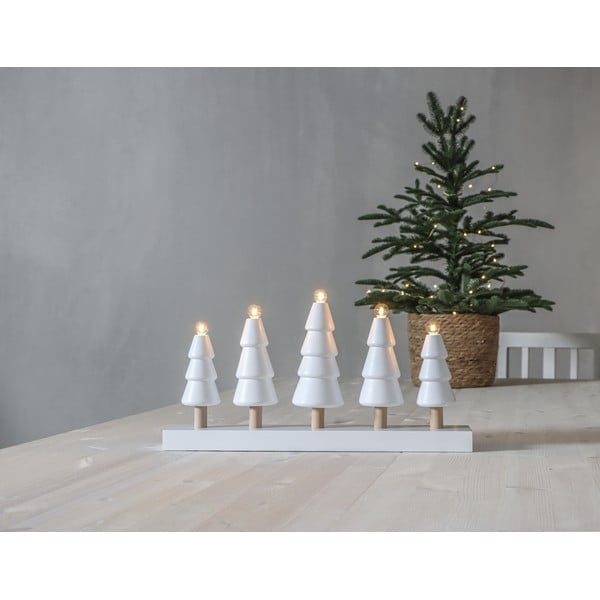 Decorazione luminosa bianca natalizia Skog - Star Trading-image-2