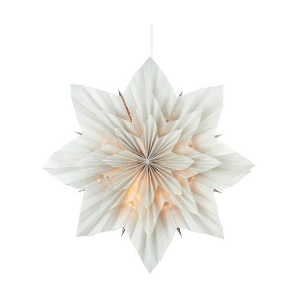 Decorazione luminosa natalizia grigia da appendere, altezza 45 cm Neela - Markslöjd
