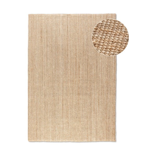 Tappeto di colore naturale in iuta 190x280 cm Bouclé – Hanse Home