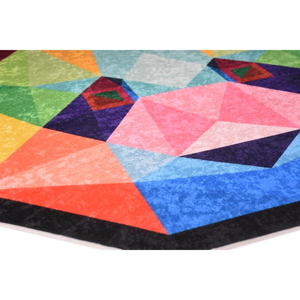 Tappeto per bambini lavabile ø120 cm Rainbow Panda – Vitaus-image-2