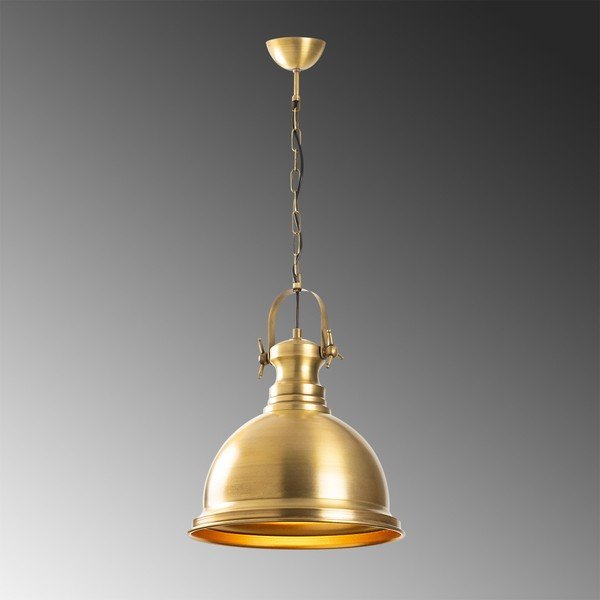 Lampada a sospensione in metallo giallo Opviq luci Filio - Opviq lights-image-1