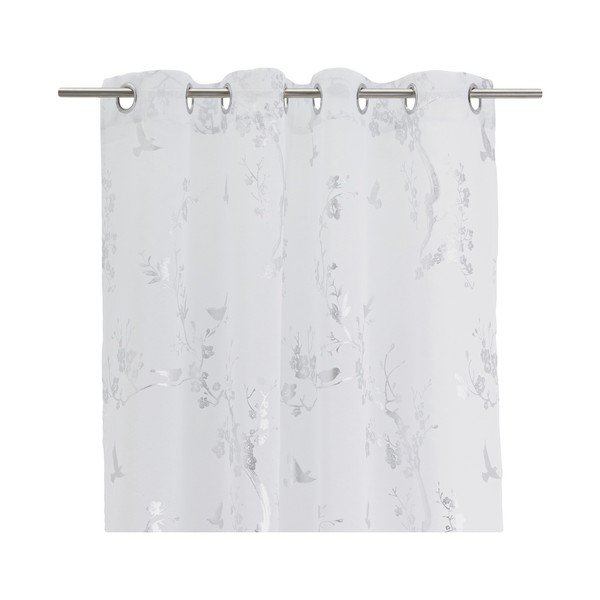 Tenda sottile bianca/argentata 140x260 cm Paradis – Casa Selección
