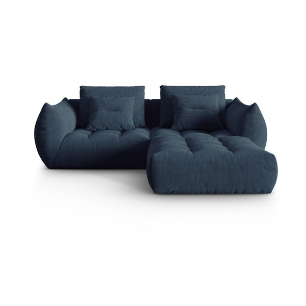 Divano angolare blu scuro (angolo variabile) Bloom - Micadoni Home