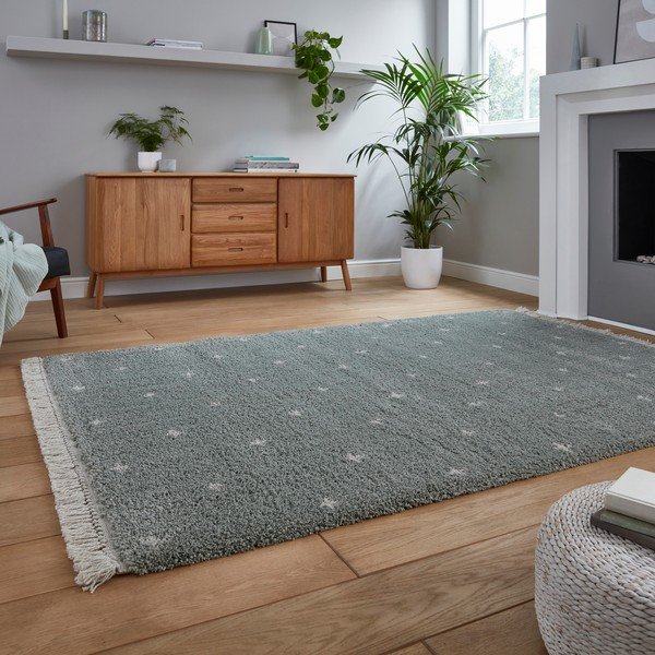 Tappeto verde menta Dots, 120 x 170 cm Boho - Think Rugs-image-2
