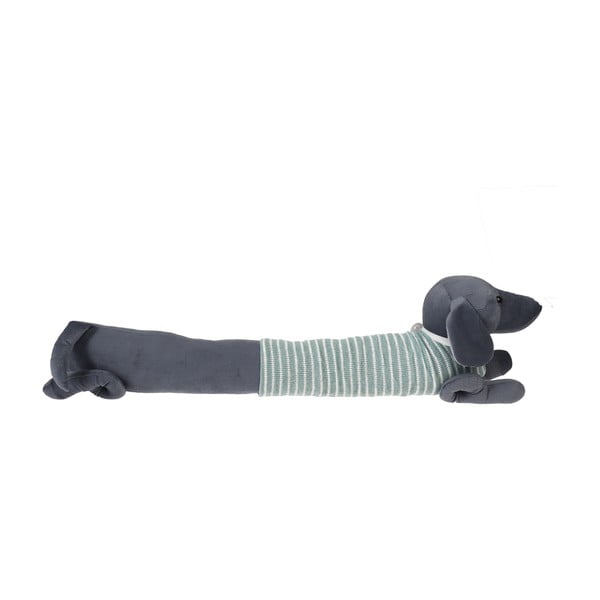 Paraspifferi per porta verde/grigio 17x76 cm Sausage Dog – Rex London-image-2