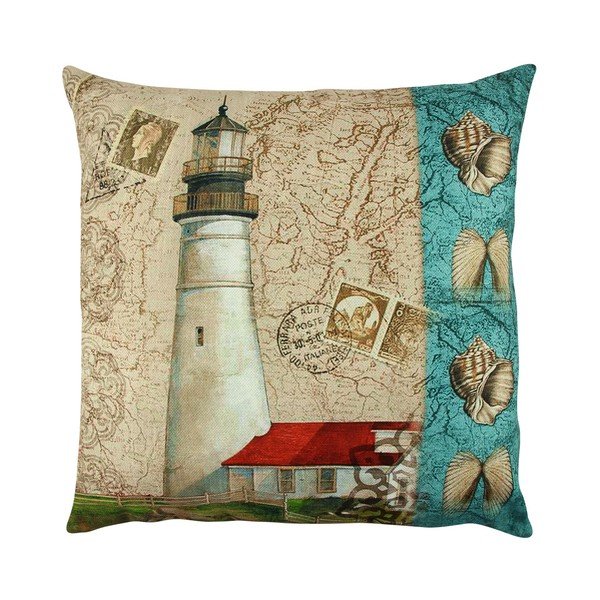 Cuscino con imbottitura Sea Life III, 43 x 43 cm - Gravel