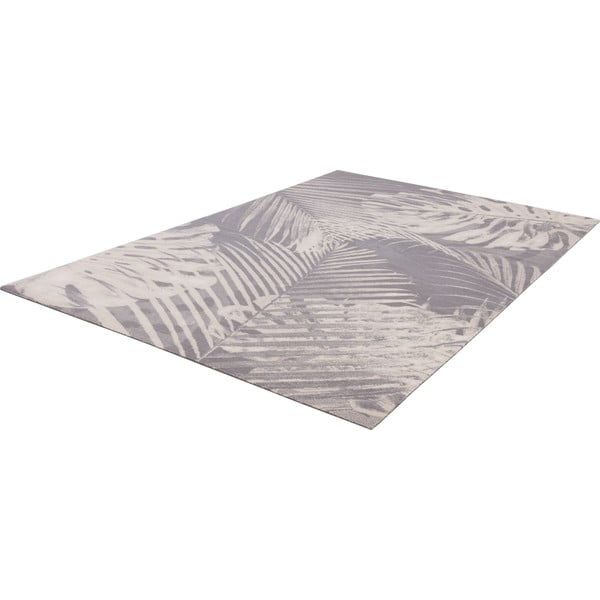 Tappeto in lana grigio 133x180 cm Monstera - Agnella-image-4