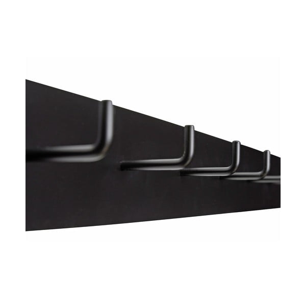 Attaccapanni in metallo nero Hack - Hübsch-image-2