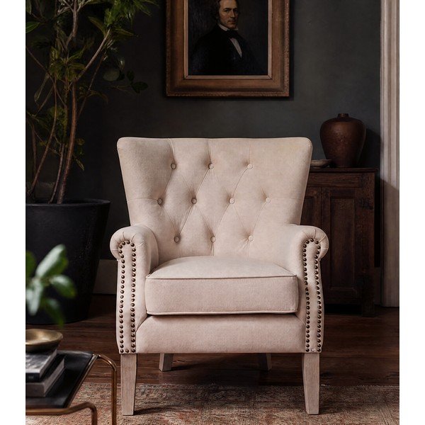 Poltrona beige Dorel – Støraa-image-3