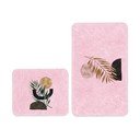 Tappetini da bagno rosa in set da 2 100x60 cm - Minimalist Home World
