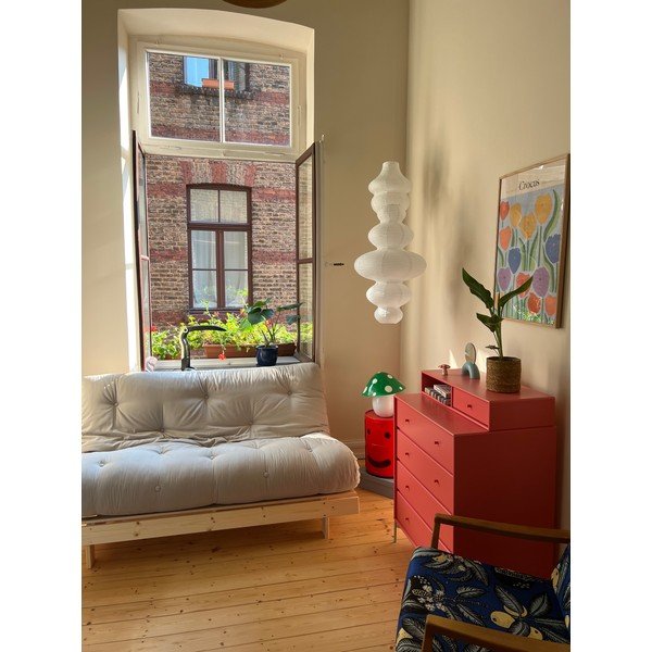 Divano beige allungabile 160 cm Roots – Karup Design-image-1