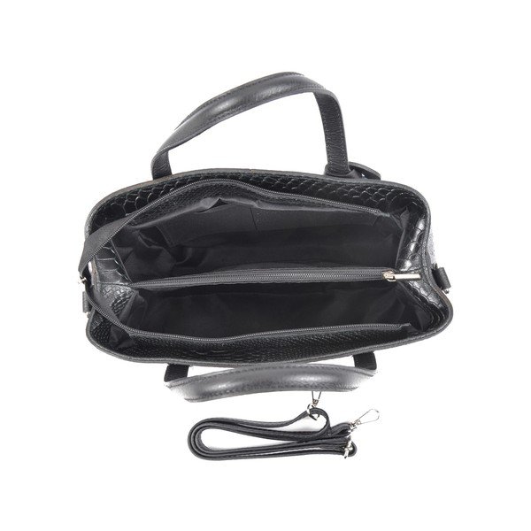 Borsa in pelle nera Lucy - Roberta M-image-3