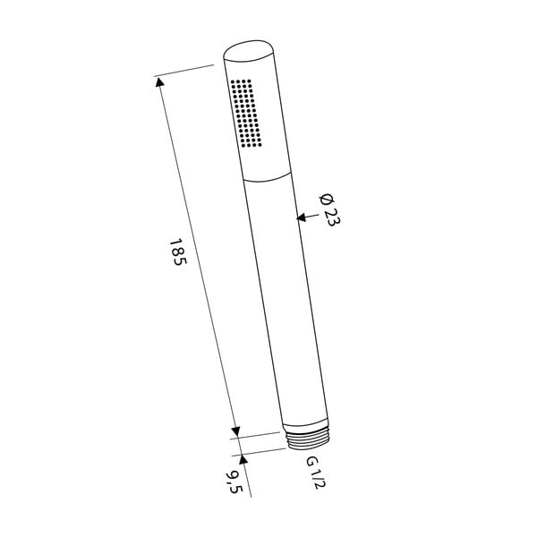 Soffione in ottone color oro ø 2 cm - Sapho-image-1