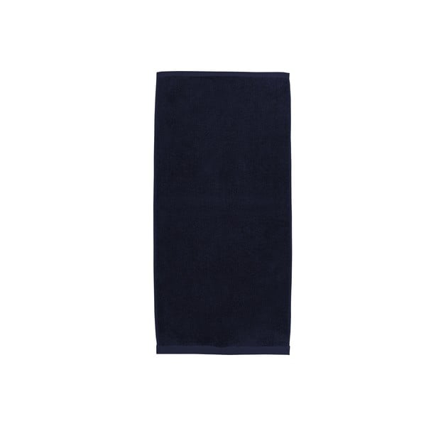 Asciugamano tipo terry blu scuro in cotone 50x100 cm Comfort – Södahl-image-4