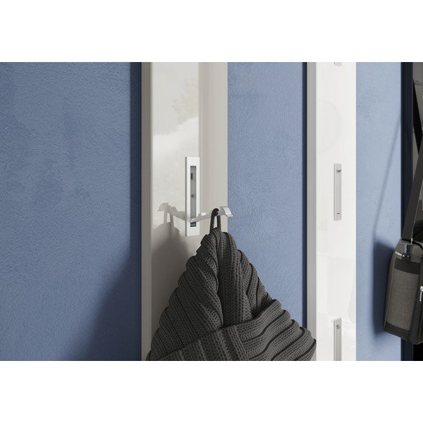 Attaccapanni da parete color crema lucido 15 cm – Germania-image-2