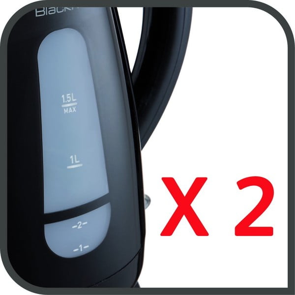 Bollitore in plastica nera da 1,5 l KO299830 - Tefal-image-1
