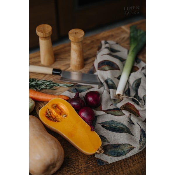 Asciugamano di lino 65x65 cm Golden Fall - Linen Tales-image-2