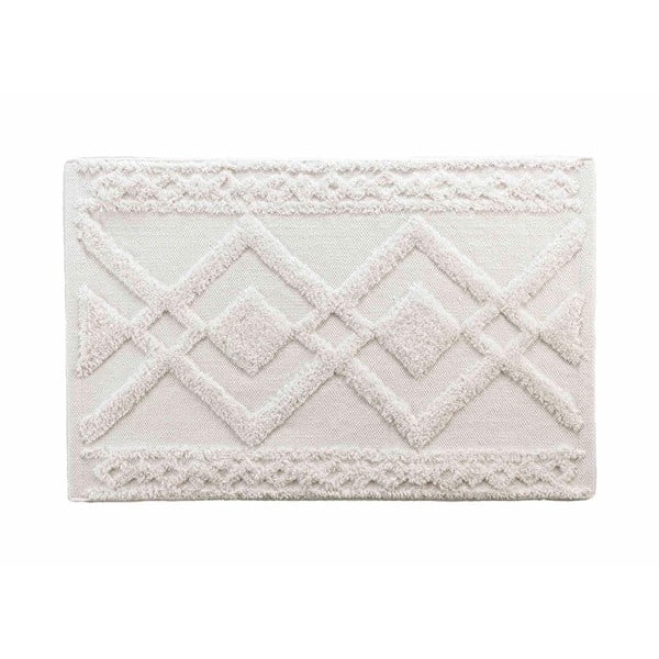 Tappetino per il bagno bianco 50x80 cm Gladis – douceur d'intérieur