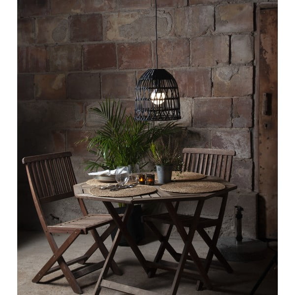 Paralume nero ø 30 cm Knute - Star Trading-image-2