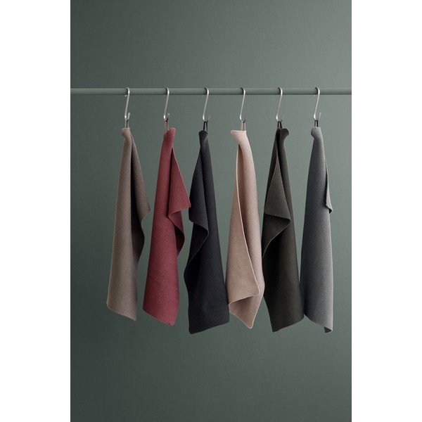 Asciugamano in maglia grigio-blu Wipe, 55 x 32 cm - Blomus-image-1