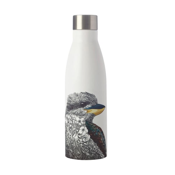 Bottiglia termica bianca in acciaio inox Marini Ferlazzo Kookaburra, 500 ml - Maxwell & Williams