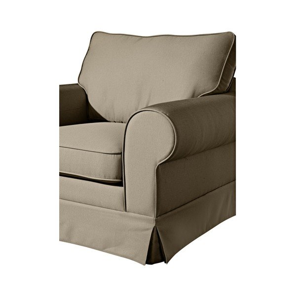 Poltrona beige e grigia Hillary - Max Winzer-image-2
