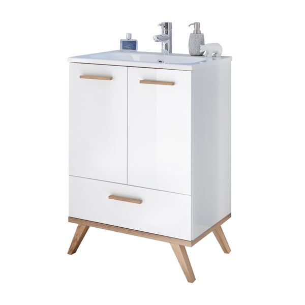 Mobile bianco senza lavello 61x88 cm Set 923 - Pelipal-image-2