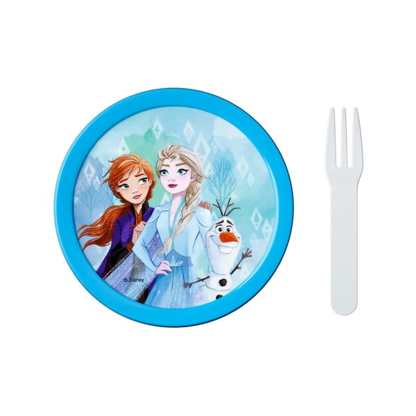 Scatola per la merenda dei bambini con forchetta Frozen 2 - Mepal