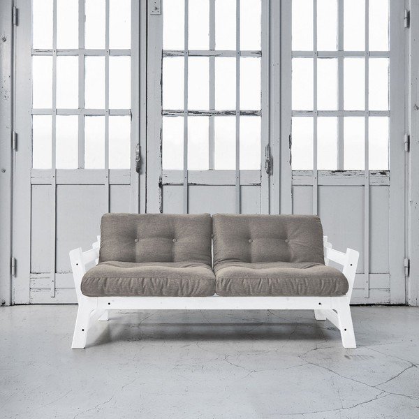 Rozkládací pohovka Karup Step White/Granite Grey-image-1
