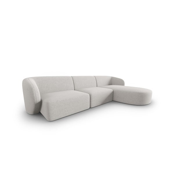 Divano angolare grigio chiaro, angolo destro Shane - Micadoni Home-image-2