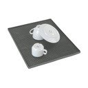 Tappetino scolapiatti grigio in gomma 40x30 cm Maxi – Wenko