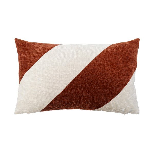 Cuscino decorativo in ciniglia 30x50 cm Olaf – douceur d'intérieur