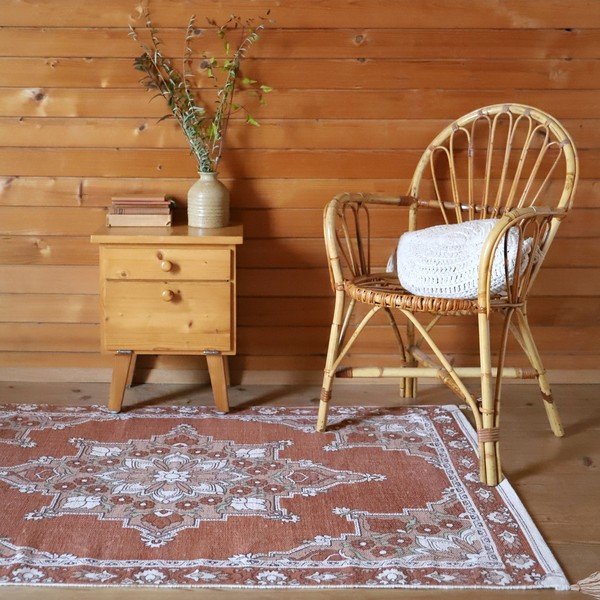 Tappeto arancione per bambini 100x150 cm Lalitha - Nattiot-image-3