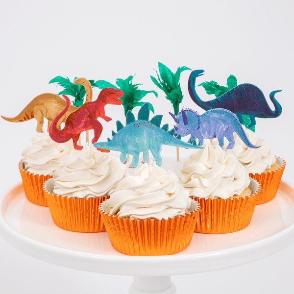 Cupcake di carta in set da 24 Dinosaur Kingdom - Meri Meri-image-2