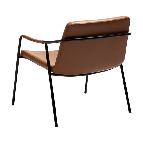 Poltrona in similpelle marrone Boto - DAN-FORM Denmark-image-4