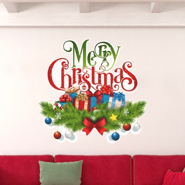 Adesivo natalizio Natale Avec Neige - Ambiance