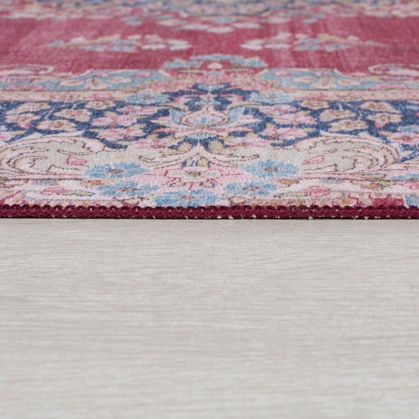 Tappeto rotondo lavabile rosso ø 180 cm FOLD Colby - Flair Rugs-image-4