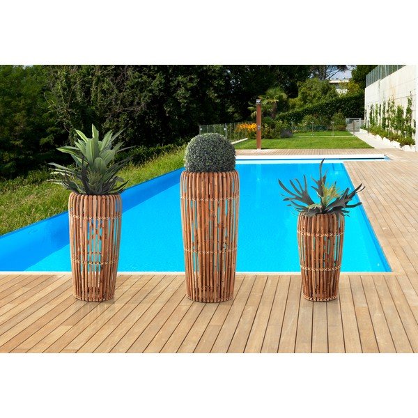 Vaso in rattan colore naturale Alan - Tomasucci-image-1