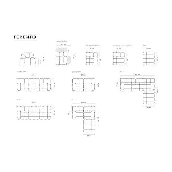 Poggiapiedi in grigio chiaro Ferento – Cosmopolitan Design-image-4