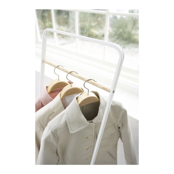 Appendiabiti da terra bianco 140 cm Tower - YAMAZAKI-image-3