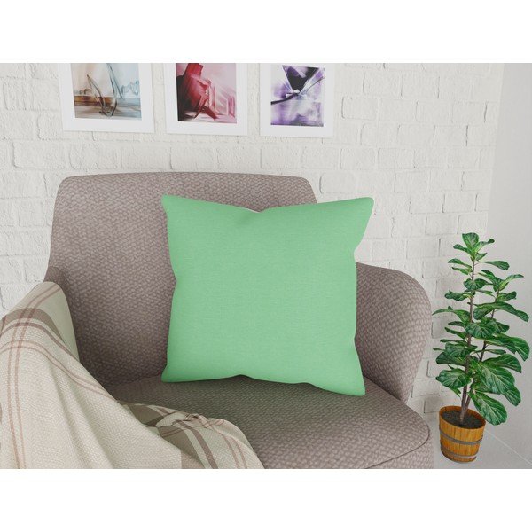 Federa turchese con contenuto di cotone, 43 x 43 cm - Vitaus-image-1