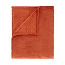 Coperta arancione in micropile 130x170 cm Raschel Velvet – Catherine Lansfield