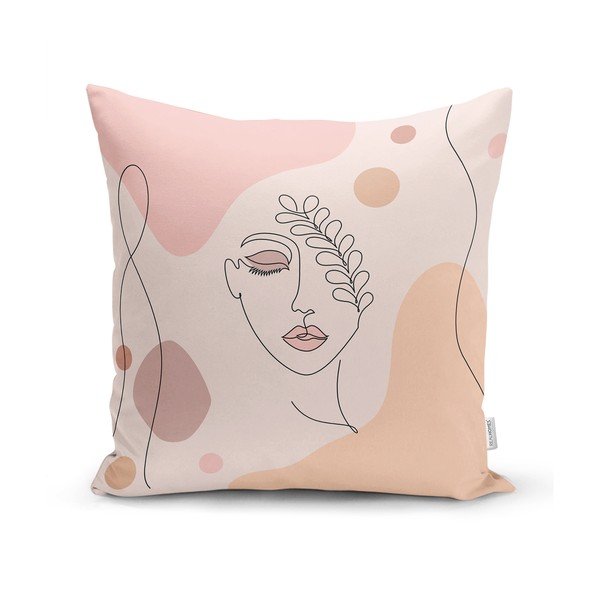 Set di 4 federe decorative Draw Art Women, 45 x 45 cm - Minimalist Cushion Covers-image-2