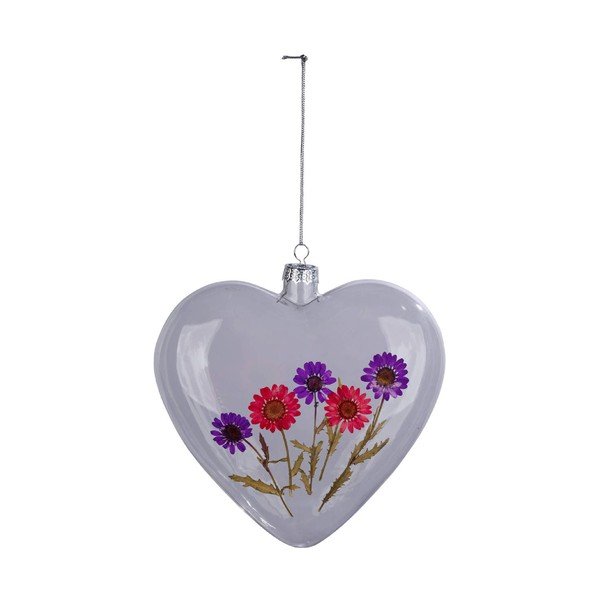 Decorazione in vetro da appendere Cuore - Ego Dekor