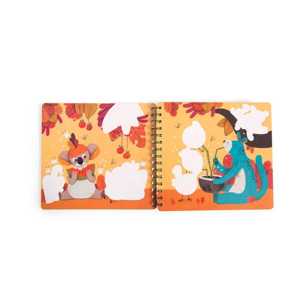 Pagine da colorare ad acqua Dans la Jungle - Moulin Roty-image-4