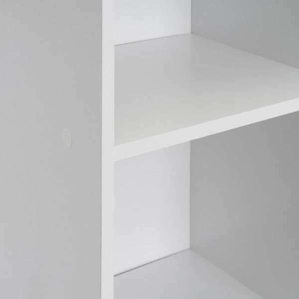 Libreria bianca 30x106x24 cm Cube – Casa Selección-image-2