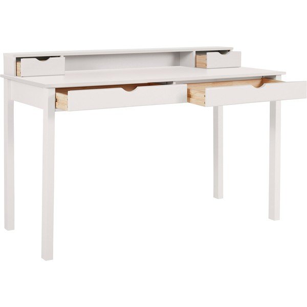 Tavolo da lavoro in legno di pino bianco con ripiano Gava - Støraa-image-2