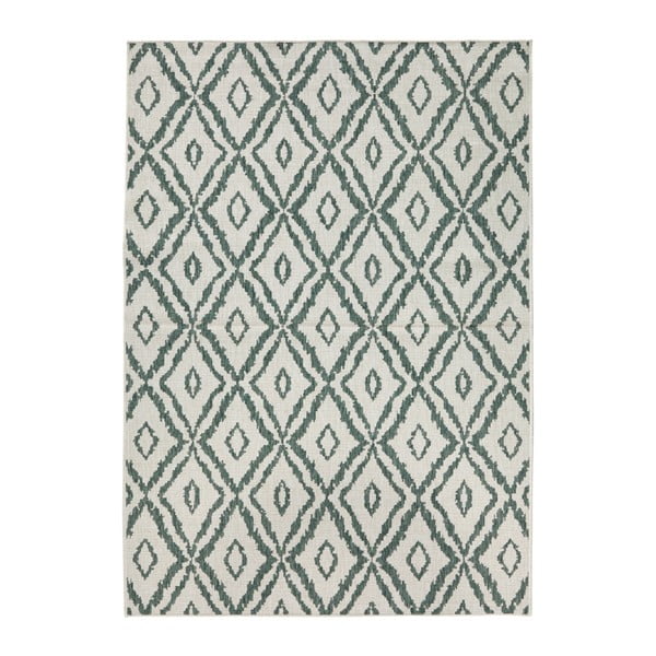 Tappeto da esterno verde e bianco Rio, 200 x 290 cm - NORTHRUGS-image-2